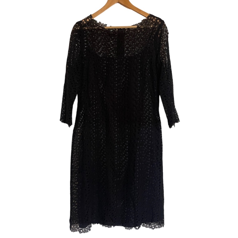 Talbots Black Lace Dress